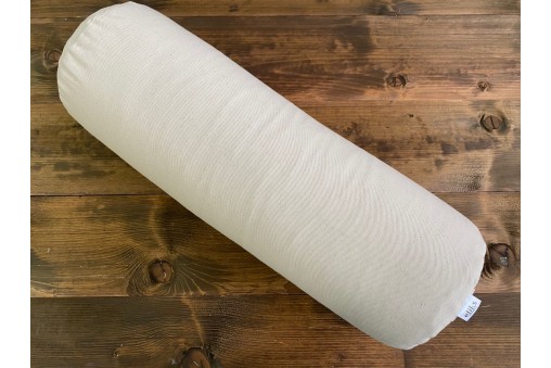 Wałek (bolster) do jogi 66x23 ecru