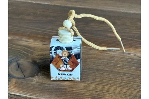 New Car - zawieszka zapachowa do samochodu z drewnianą zakrętką