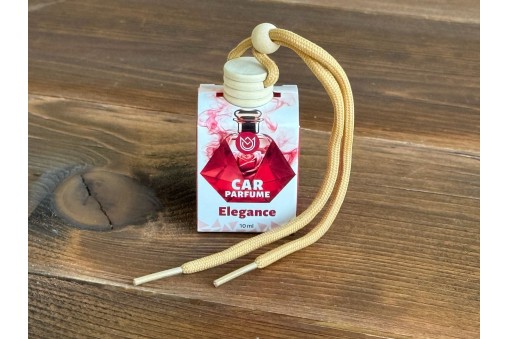 Elegance - zawieszka zapachowa do samochodu z drewnianą zakrętką