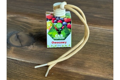 Owocowy - zawieszka zapachowa do samochodu z drewnianą zakrętką