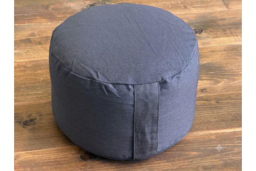 Poduszka do medytacji 30x18cm z pokrowcem - puf, zafu z łuską gryki